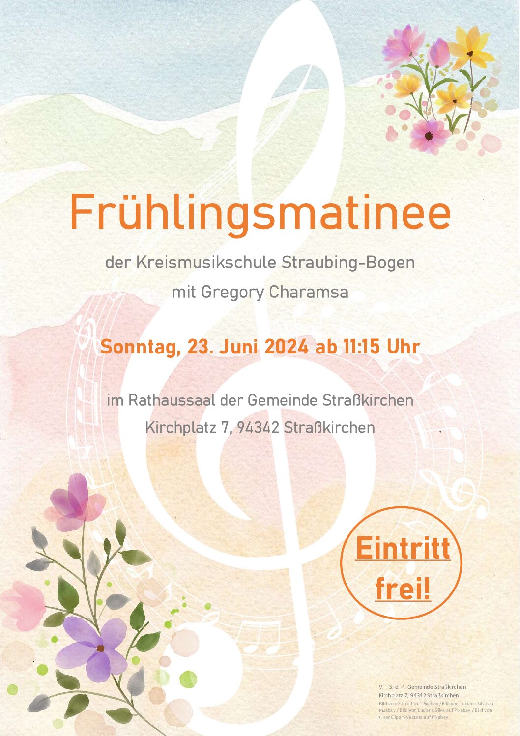 Frühlingsmatinee am Sonntag, 23.06.2024